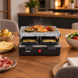 Livoo DOC242 Ηλεκτρική Ψησταριά Πλάκας 600W 20x20cm
