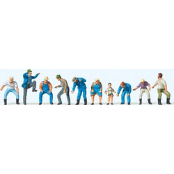 Preiser 10328 Tractor Drivers HO 1/87