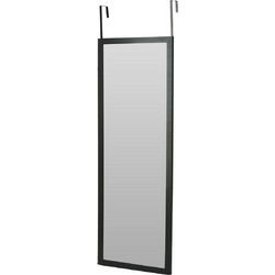 Κρεμαστός Καθρέπτης για Πόρτα από MDF 34x94cm Black MRShome DF-0036002