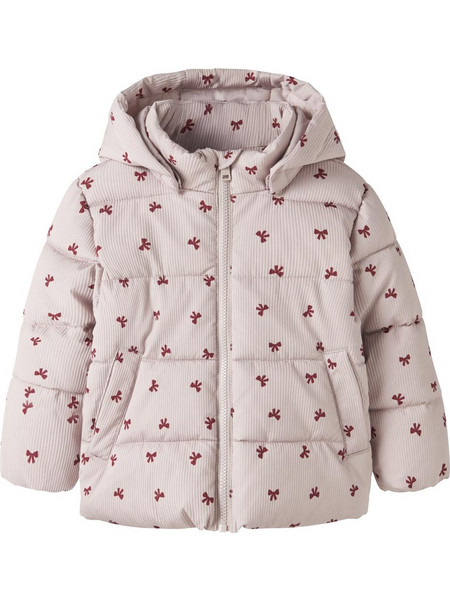 NAME IT NMFMONDAY PUFFER JACKET 13243667-Violet Ice BOWS