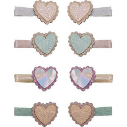 Κλιπ Μαλλιών σετ 8 τμχ. Scalloped Heart Salon Mimi & Lula