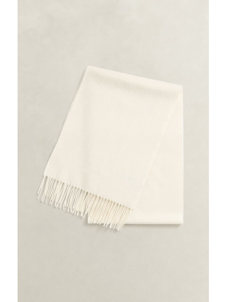 Μάλλινο Κασκόλ GANT Wool Eggshell