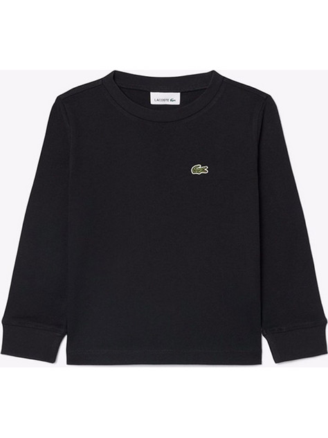 Lacoste Παιδικό T-Shirt Κοντομάνικο Μαύρο 3TJ2695-031