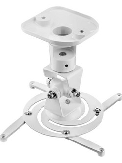 Techly Universal Ceiling Bracket for Projector, White ICA-PM 100WH