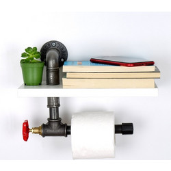 Toilet Paper Holder Boruraf244 White MDF 30x22x14 cm