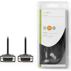 Καλώδιο Nedis Ccgb32000bk20 DVI-D Male σε DVI-D Male - 2m - Μαύρο