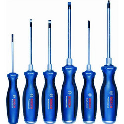 Bosch Professional 1600A016BF Σετ Κατσαβίδια 6 Τεμαχίων 4 Ίσια + 2 Σταυρού
