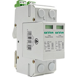 Αντικεραυνικό μονοφασικό 1P+N 40KA T1+T2 500759 GEYER