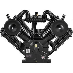 Κεφαλή αντλίας αεροσυμπιεστή VEVOR, 7,46 kW 850 L/min, κεφαλή αντλίας αεροσυμπιεστή με λιπαντικό 4 κυλίνδρων, κεφαλή αντικατάστασης από χυτοσίδηρο διπλής βαθμίδας με μέγιστη πίεση 12 bar για επισκευή