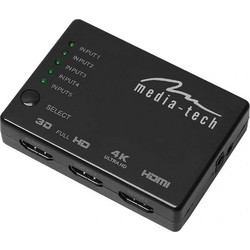 Media-Tech 5x 4K HDMI Switch MT5207