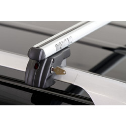 MENABO ACURA TSX SPORT WAGON 09/2010 05/2014 5 DOORS STATION WAGON ΜΕ RAISED RAILS ΜΠΑΡΕΣ ΑΛΟΥΜΙΝΙΟΥ SHERMAN SILVER 120 CM - 2 ΤΕΜ. (MP.9590/MB-18