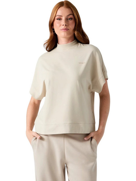 Guess Γυναικείο T-Shirt Brianna Maxi V6BBI22K6904-G1H1 Μπεζ