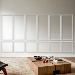 VEVOR Διακοσμητικά Τοίχου 6 Τεμαχίων, Κιτ Πάνελ Wainscoting, Ελαφρύ Βαφόμενο Πολυστυρένιο, Εύκολη Εγκατάσταση, Αδιάβροχο Διακοσμητικό Τοίχου για Εσωτερική Διακόσμηση Σαλονιού, Υπνοδωματίου, Λευκό (61x