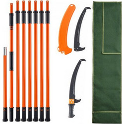 VEVOR Manual Pole Saw 3 m-Single Hook Saw