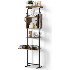 VEVOR Pet Feeding Station with Storage, Elevated Dog Bowls, Raised Dog Bowl Stand, Dog Food Storage and Feeder Station with Storage Shelves, Pet Toy Storage Organizer, for Large Medium Small Dogs BGSJ