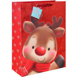 ΧΡΙΣΤΟΥΓΕΝΝΙΑΤΙΚΗ ΤΣΑΝΤΑ ΔΩΡΟΥ 33X46X20 cm REINDEER (34X-37382-1WC)