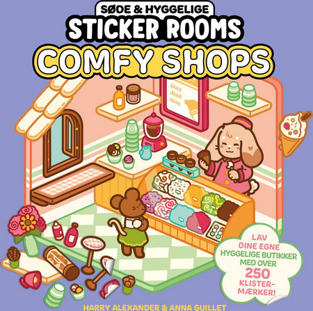 Cute & Cosy Sticker Rooms: Comfy Shops