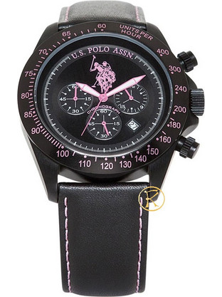 U.S. Polo Assn. Aluminium Preston Ανδρικό Ρολόι με Μπλε Δερμάτινο Λουράκι USP4067AQ