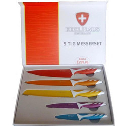 Σετ πέντε μαχαιριών με κεραμική επίστρωση EDELHAUS Switzerland