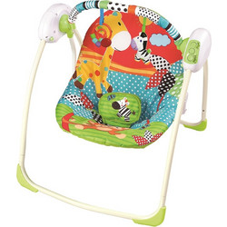 Bebe Stars Zebra Relax Μωρού Κούνια με Μουσική έως 9kg Πράσινο 004-175