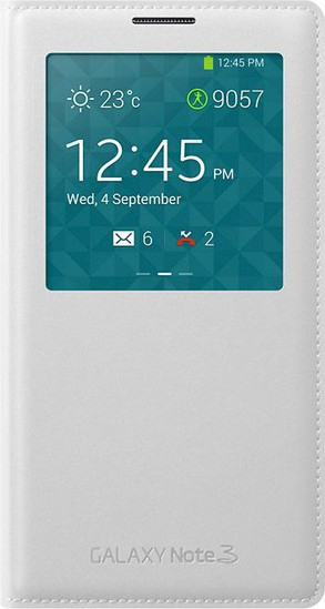 Θήκη Samsung Samsung Flip S-View White (Galaxy Note 3)