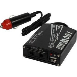 Inverter αυτοκινήτου 100 Watt μετατρέπει τα 12V σε 220V