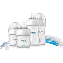 Philips Avent SCD290/01 Σετ Πλαστικά Μπιμπερό με Θηλή Σιλικόνης κατά των Κολικών 0m+ 2x125ml & 2x260ml
