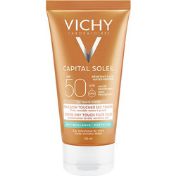 Vichy Capital Soleil Mattifying Fluid Αντηλιακή Κρέμα Προσώπου με Χρώμα SPF50 50ml