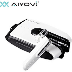 Aiyovi BT-02A Ακουστικό Bluetooth In Ear White