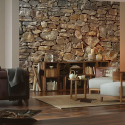 Φωτοταπετσαρία τοίχου Komar 8-727-Stone Wall Φυσική πέτρα 368x254cm