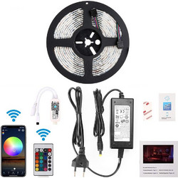 LED Strip Alexa Works with Google Home Ifttt WiFi Wireless Smart Phone Controlled - 5 m 150LEDs