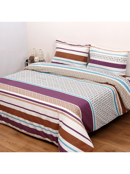 Viopros Σετ Σεντόνια Μονά Φανελένια 165x265 38654 Μπεζ