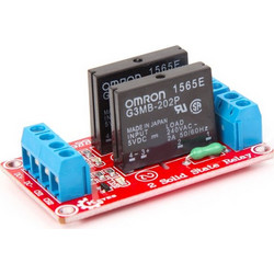 5V DC 2-Channel Solid-State Relay Board for Arduino