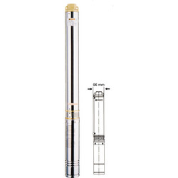 Kraft 4KWP-200/18T Υποβρύχια Αντλία Νερού Γεώτρησης 4" Τριφασική 1500W 2hp