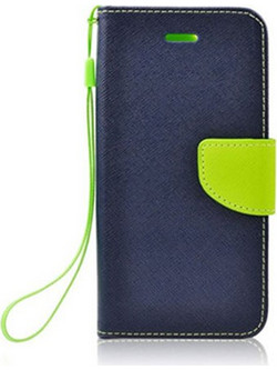 Θήκη OEM Fancy Book για Sony F8331 Xperia XZ Flip Cover Navy-Lime