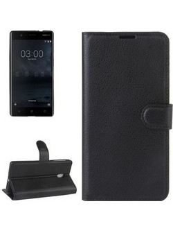 NOKIA 3.1 - ΘΗΚΗ BOOK STYLE SMART ΜΑΓΝΗΤΙΚΗ ΜΑΥΡΗ