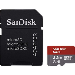 Sandisk Ultra microSDHC 32GB Class 10 U1 UHS-I A1 98MB/s + Adapter (Mobile)