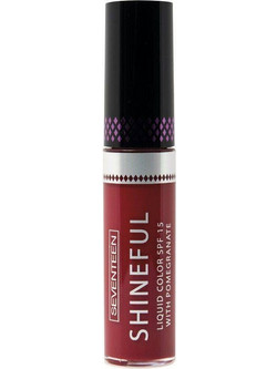 Seventeen Shineful Colour 10 Rich Red Long Lasting Shimmer Liquid Κραγιόν 10ml