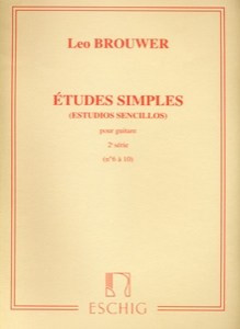 Brouwer Leo - Etudes Simples 2eme Serie (no 6 a 10)
