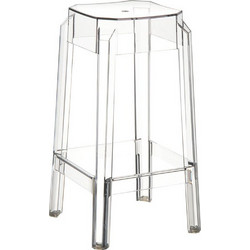 FOX Σκαμπό Bar 65 cm Clear Transparent