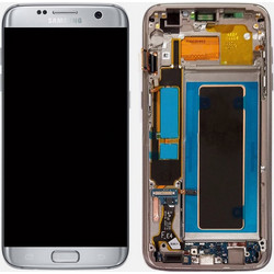 Οθόνη Samsung Galaxy S7 Edge SM-G935F GH97-18533B Original LCD & Touch FHD Silver Curved Αυθεντική οθόνη & Τζάμι Αφής Ασημί