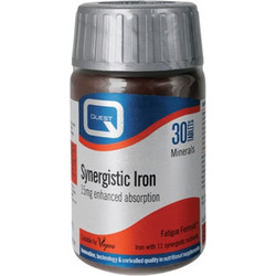 Quest Synergistic Iron 15mg 30 Ταμπλέτες