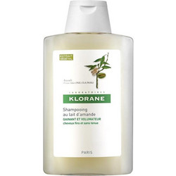 Klorane Lait D' Amande Σαμπουάν για Όγκο & Επανόρθωση για Λεπτά Μαλλιά 400ml