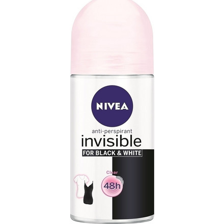 Αποσμητικό Nivea Invisible For Black & White Clear Γυναικείο Αποσμητικό Roll On 48h 50ml