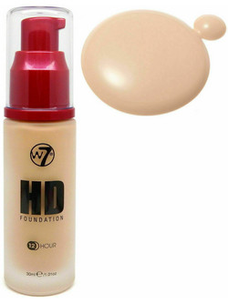 W7 HD Sand Beige Liquid Foundation 27ml