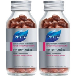 Phyto Phytophanere Σετ Συμπλήρωμα Διατροφής κατά της Τριχόπτωσης 2x120 Κάψουλες