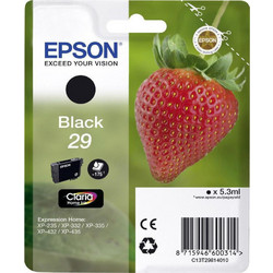 Epson 29 Black Μελάνι Εκτυπωτή Inkjet C13T298140