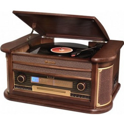 Roadstar HIF-1993 Πικάπ με Ηχεία Bluetooth & USB Brown
