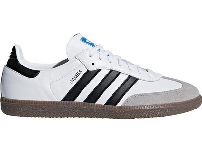 Adidas Samba OG Ανδρικά Sneakers Λευκά B75806