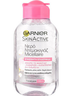 Garnier Micellar Water Ντεμακιγιάζ για Ευαίσθητη Επιδερμίδα 100ml